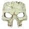 Rubies Cracked Foam Skull Half Mask for Adults Unisex No Size