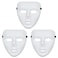 TSFGDYL 3 Pcs Halloween Mask White Blank Face Masks for Halloween Full Face Plastic Plain Costume Party Dance Crew for Hip Hop Dance