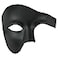 Thmyo Half Face Mens Phantom Of The Opera Vintage Design Venetian Carnival Masquerade Mask Black
