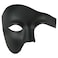 Thmyo Half Face Mens Phantom Of The Opera Vintage Design Venetian Carnival Masquerade Mask Black