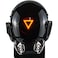 foymi Punk Mask with LED Light Futuristic Mask Rechargeable for Halloween Mask Cosplay Costume