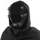foymi Punk Helmet Mask Sci Fi Gothic Halloween Mask Cool Punk Mask Cosplay for Men Black