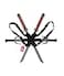 Morph Red Ninja Swords for Kids with Back Strap Costume Ninja Costume Accessories for Kids