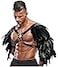 L'VOW LVOW Mens Feather Shoulder Armor Medieval Leather Harness Shoulder Guards Halloween Demon CosplayBlack2