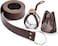 Sintege Renaissance Costume Accessories Women Medieval Viking Potion Bottle Belt Medicine Drawstring Pouch for HalloweenBrown