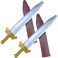 GIFTEXPRESS 2pack 19 Plastic Roman Sword with Sheath for Pretend Play Knight Costume Roman Warrior Costume Accessory