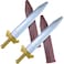 GIFTEXPRESS 2pack 19 Plastic Roman Sword with Sheath for Pretend Play Knight Costume Roman Warrior Costume Accessory