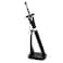FAYAIALO 87 inches SAO Kirito Elucidator Dark Repulsor Sword Mini Metal Katana Samurai Sword Model Keychains Collection Gift Dark Repulsor Sword