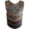 HiiFeuer Viking Faux Leather Embossed Langskip Chest Armor Retro Medieval Knight Leather Armor for LARPCosplay Brown B