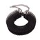 GRACEART Elizabethan Dickens Ruffle Neck Clown Collar Elizabethan Wrist Ruffs Ruffled Cuff Arm Bands One Black Collar