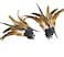 L'VOW LVOW Real Nature Feather Cuffs for Game Party Halloween Pack of 2 Nature Color