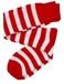 Rubies Striped Red White Costume Accessory Socks for Adults Womens One Size