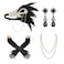 SWEETV 1920s Flapper Accessories Set for Women Roaring 20s Great Gatsby Headband Flapper Costume Accessories