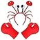 Tequise Crab Costume Set Crab Eyes Headband with Antenna Giant Crab Claws Gloves Sea Creature Cosplay Set