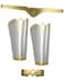 Bioworld Wonder Woman Costume Accessories Cuffs Gauntlets Tiara Set Comic Book Superhero Silver