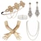 BABEYOND 1920s Flapper Accessories Gatsby Costume Accessories Set 20s Flapper Headband Pearl Necklace Gloves Plastic Holder