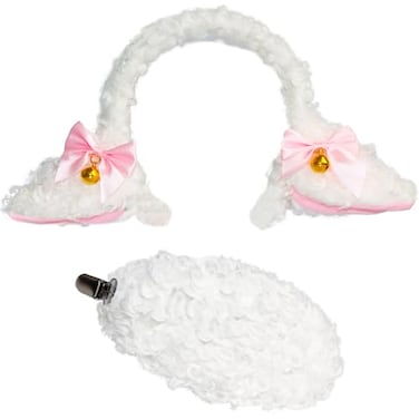 Tequise Lamb Headband and Tail Costume Sheep Cosplay Accessories