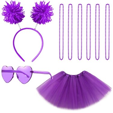 Gionforsy Women Costume Accessories Spirit Day Tutu Set