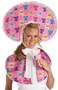 Rubies Unisex Child Big Baby Oversized Costume Bib and Bonnet Set Pink One Size
