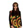 Tigerdoe Rasta Hat with Black Dreadlock Wig 3 Pc Set Reggae Hat Vest Sunglasses Jamaican Costume Accessories