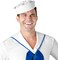Rubies Forum Novelties Unisex Child Sailor Hat Costume Accessory White