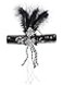 Rubies Flapper Black headband for Adults Womens No Size