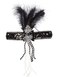 Rubies Flapper Black headband for Adults Womens No Size