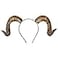 KOGOGO Sheep Horn Headhand Cosplay Headwear Halloween Costume Brown