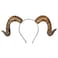 KOGOGO Sheep Horn Headhand Cosplay Headwear Halloween Costume Brown