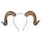 KOGOGO Sheep Horn Headhand Cosplay Headwear Halloween Costume Brown