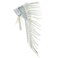 Novum Crafts Feather Headdress Native American Indian Inspired White