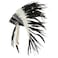 Novum Crafts Feather Headdress Native American Indian Inspired Black