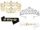 GreatMH 2 Sets Prom King and Queen Crowns Birthday Wedding Halloween Costume Accessories