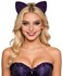 Bonnie Z. Leonardo Bonnie Z Leonardo Furry Padded Shadow Purple Cat Ears Headbands