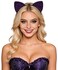 Bonnie Z. Leonardo Bonnie Z Leonardo Furry Padded Shadow Purple Cat Ears Headbands