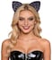Bonnie Z. Leonardo Bonnie Z Leonardo Furry Padded Grey Leopard Cat Ears Headband
