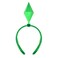SUPWISER Diamond Headband Attachment Adjustable Gaming Headset Decoration Green and YellowRed Halloween Cosplay Accessories Green