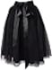 Dancina Womens Knee Length Tutu A Line Tulle Skirt Plus Size 1218 Black