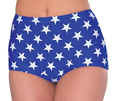Rubies DC Comics Superheroes Wonder Woman Boy Shorts for Adults Womens Standard