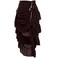 GRACEART Womens Victorian Steampunk Skirt Brown XLarge