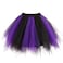 ChicWind Womens Black Purple Puffy Tutu Layered Tulle Petticoat Skirt for Party