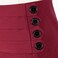 yiranyijiu Womens Gothic Steampunk Skirt Victorian HiLow Lace SkirtYT2339RDM