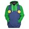 XIAMUSZ Anime Hoodie Cosplay Costume Pullover Sweatshirt M Green