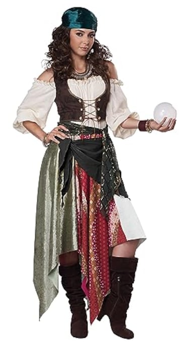 California Costumes Renaissance Fortune TellerPirate Adult Costume MediumMulti