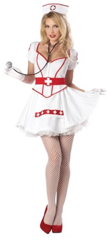 California Costumes Nurse Heartbreaker Costume Small White