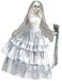 Rubies Deluxe Victorian Ghost Bride Costume for Adults Womens Standard