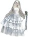 Rubies Deluxe Victorian Ghost Bride Costume for Adults Womens Standard