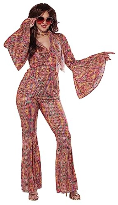 California Costumes Womens 1970s Disco Costume Large Multi