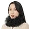 KOGOGO Renaissance Ruffle Collar Victorian Neck Costume Cosplay PropsBlack