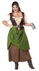 California Costumes Plus Size Tavern Maiden Costume 2X Brown